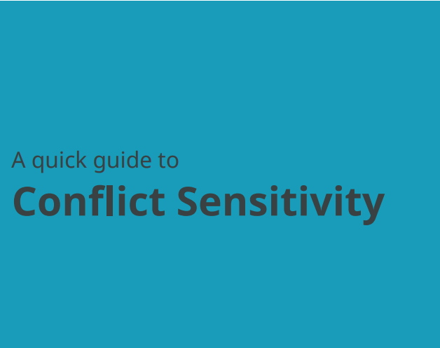 Conflict sensitivity microlearning series