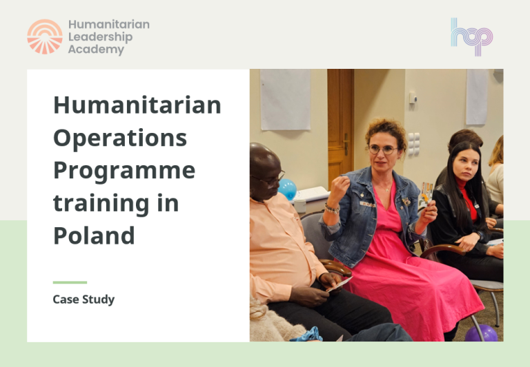 Case Study – Humanitarian Operations Programme training in Poland
