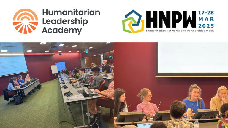 HLA at Humanitarian Networks and Partnerships Weeks | 17 – 28 March 2025