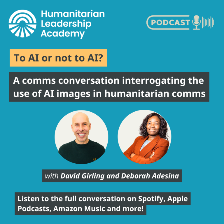 To AI or not to AI: a humanitarian comms conversation