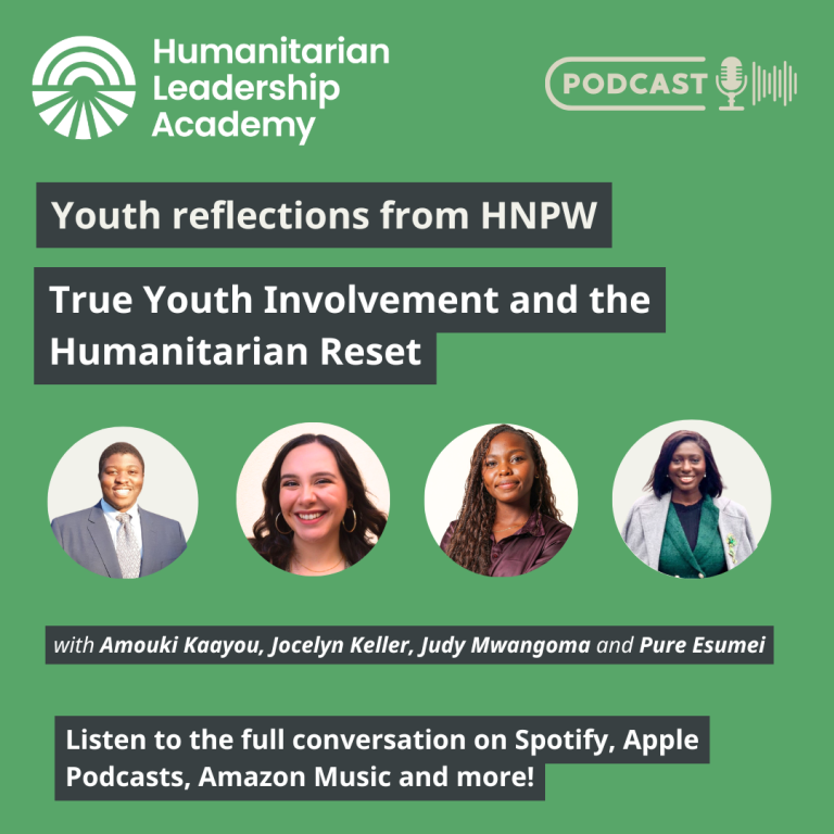 True Youth Involvement and the Humanitarian Reset